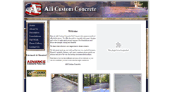 Desktop Screenshot of ailiconcrete.com